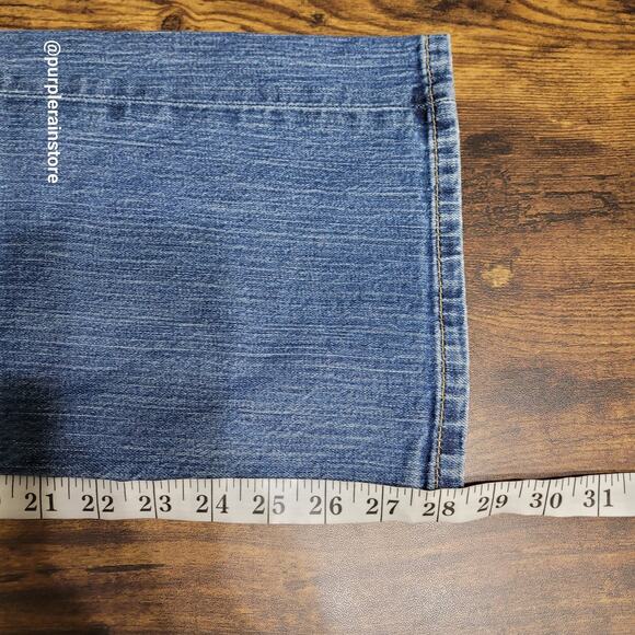 GAP Jeans Size 12 Low Bootcut Ankle Cheville Medium Light Wash Western Y2K - Picture 7 of 10